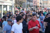 Aspaldiko manifestaziorik handiena egin da gaur eguerdian Eibarren