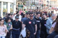 Aspaldiko manifestaziorik handiena egin da gaur eguerdian Eibarren