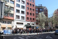 Aspaldiko manifestaziorik handiena egin da gaur eguerdian Eibarren