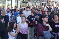 Aspaldiko manifestaziorik handiena egin da gaur eguerdian Eibarren