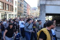 Aspaldiko manifestaziorik handiena egin da gaur eguerdian Eibarren