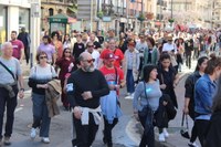 Aspaldiko manifestaziorik handiena egin da gaur eguerdian Eibarren
