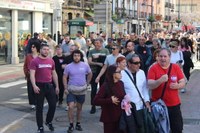 Aspaldiko manifestaziorik handiena egin da gaur eguerdian Eibarren