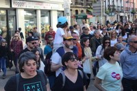 Aspaldiko manifestaziorik handiena egin da gaur eguerdian Eibarren