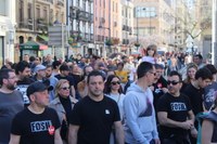 Aspaldiko manifestaziorik handiena egin da gaur eguerdian Eibarren