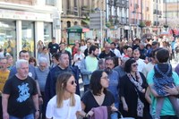 Aspaldiko manifestaziorik handiena egin da gaur eguerdian Eibarren