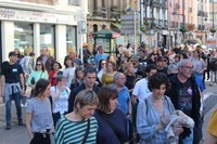 Aspaldiko manifestaziorik handiena egin da gaur eguerdian Eibarren
