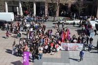 Aspaldiko manifestaziorik handiena egin da gaur eguerdian Eibarren