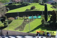 Aspaldiko manifestaziorik handiena egin da gaur eguerdian Eibarren