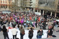 Aspaldiko manifestaziorik handiena egin da gaur eguerdian Eibarren