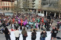 Aspaldiko manifestaziorik handiena egin da gaur eguerdian Eibarren