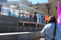 Aspaldiko manifestaziorik handiena egin da gaur eguerdian Eibarren