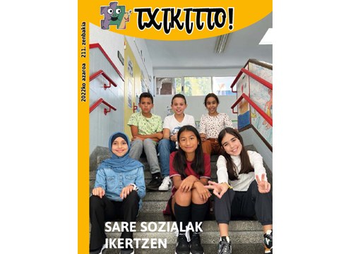 Aste honetan banatuko da Txikitto aldizkaria herriko ikastetxeetan