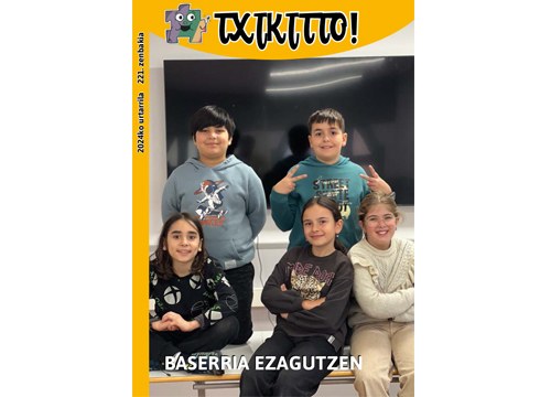 Aste honetan banatuko dute herriko eskoletan Txikitto hilbetekaria