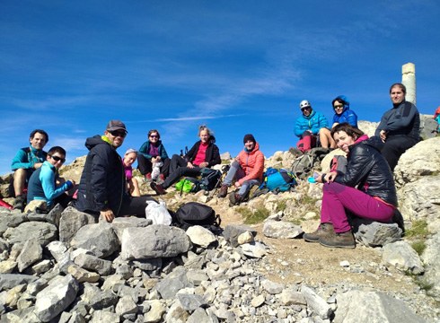 Asteburu zoragarriaz gozatu zuten Palentziako mendietara egindako irteeran