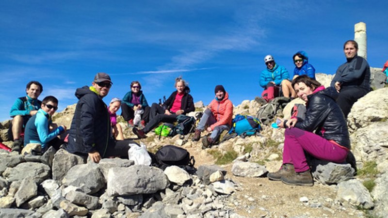 Asteburu zoragarriaz gozatu zuten Palentziako mendietara egindako irteeran