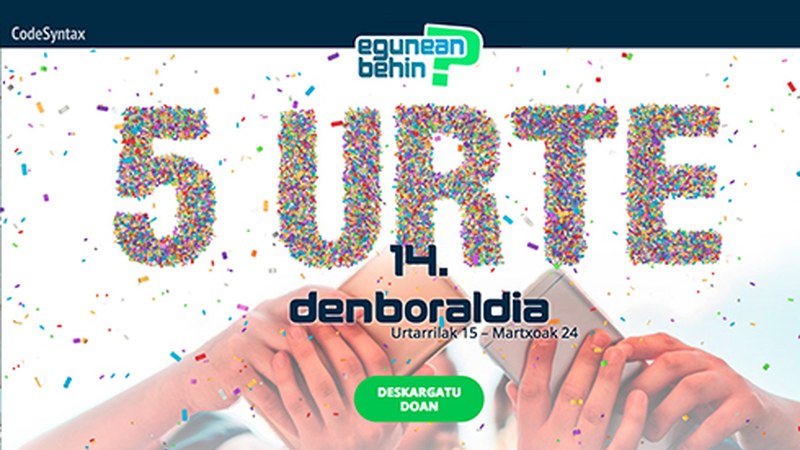 Astelehenean abiatuko da Egunean Behin jokoaren 14. denboraldia