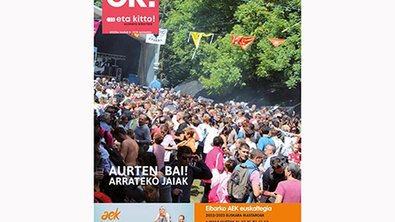 Astelehenean banatuko dugun aldizkariaren 1.238 zenbakia Interneten daukazue