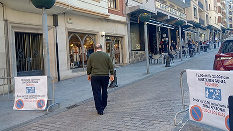 Astelehenean berrezarriko dute TAO zerbitzua eta oinezkoentzat ordutegiak aldatuko dituzte