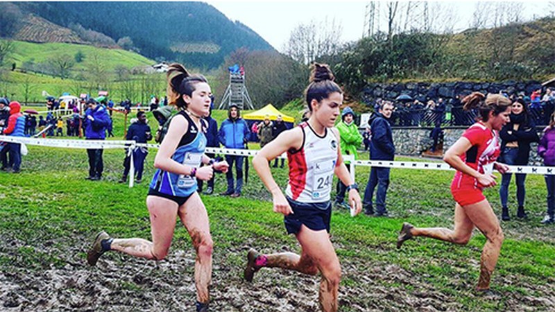 Atleta eibartarrak Mugertza krosaren 75. urteurrenean