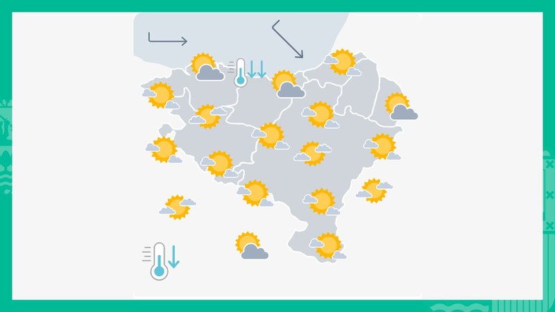 Atzoko ekaitzaren ostean, eguzkia berriz ere
