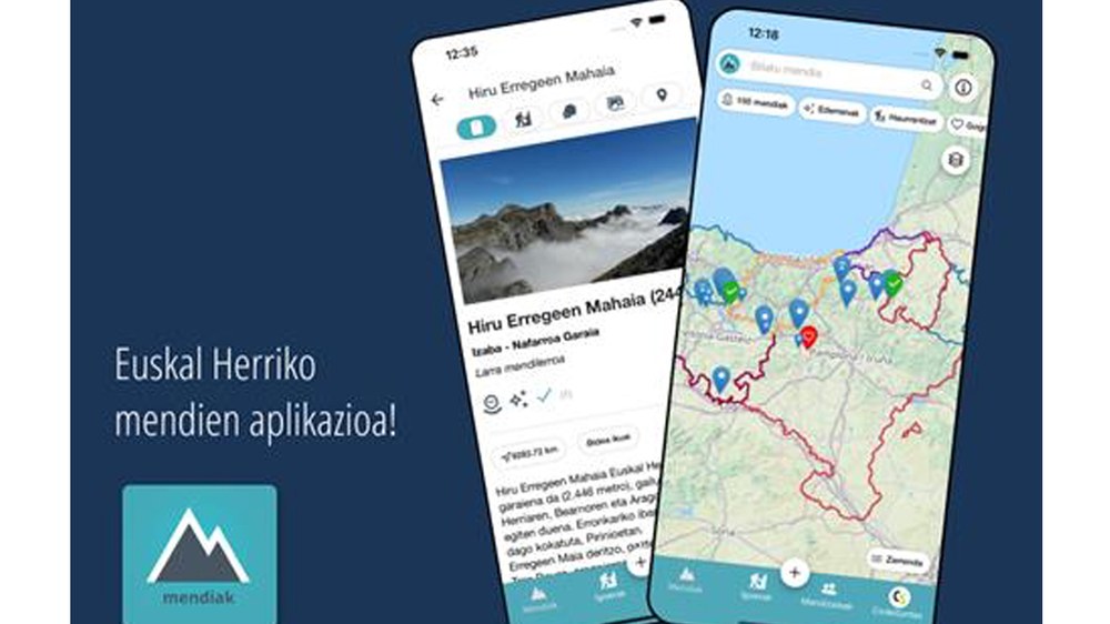 Aurten 10 urte beteko ditu CodeSyntaxek garatutako Mendiak APPak