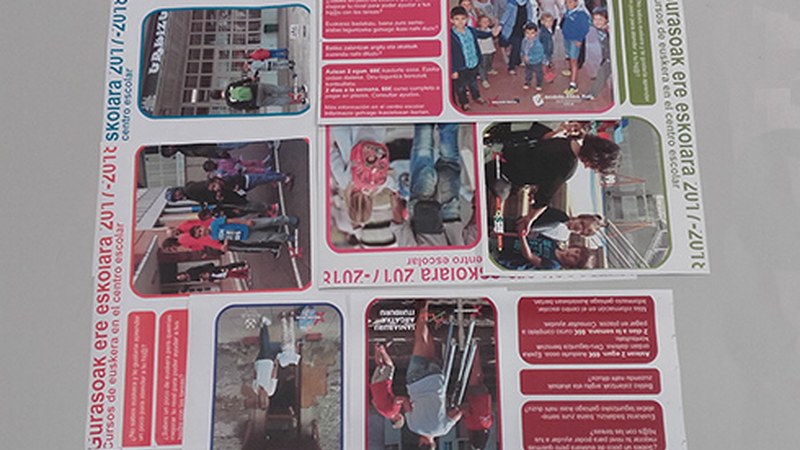 Aurten ere Gurasoak Eskolara kanpaina abiatu dute euskera ikasi nahi duten gurasoentzat