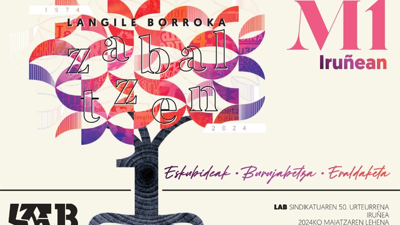 Aurtengo Maiatzaren Lehena Iruñean ospatuko du LAB sindikatuak