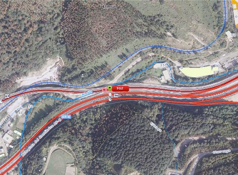 Autobideko trafikoa moztu dute Ermua eta Eibar artean gertatu den istripu baten ondorioz