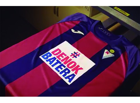 Aviak ez du Eibar FT babesten jarraituko eta taldeak #DenokBatera goiburua erabiliko du kamisetan