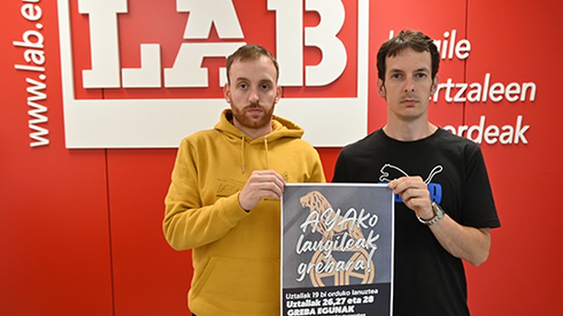 AYA-ko langileek greba egingo dute, “enpresak inposatutako erabakiak” indargabetzea eskatzeko