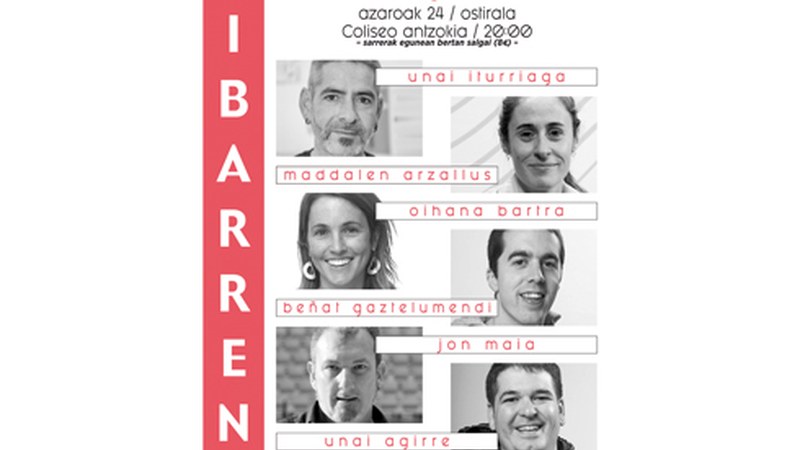 Azaroaren 24an, barixakua, egingo da San Andres Bertso Jaialdia Coliseon