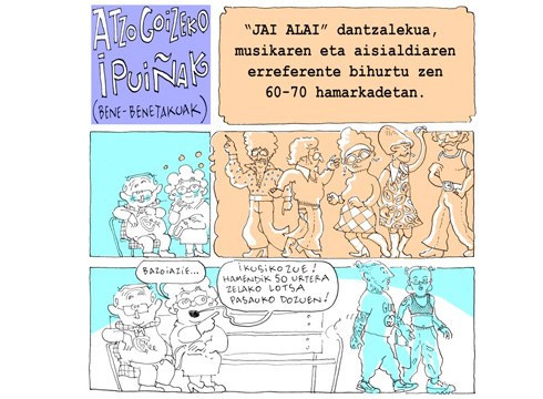 Azpilikuetak egindako beste biñeta bat argitaratu du Ego Ibarra batzordeak, "Jai Alai" dantzalekuari buruzkoa