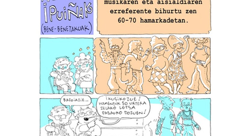 Azpilikuetak egindako beste biñeta bat argitaratu du Ego Ibarra batzordeak, "Jai Alai" dantzalekuari buruzkoa