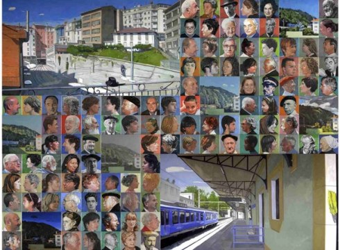 Azpilikuetaren murala gaur erakutsiko dute, Estazioa inauguratzean