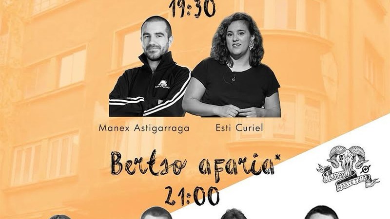 Bakarrizketak eta bertso-afaria egingo dituzte ekainaren 1ean Eibarko Gaztetxian