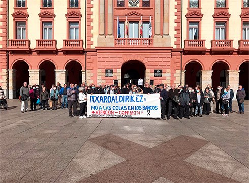 Bankuen tratamendua eta energiaren prezioaren igoera salatzeko manifestazioa deitu dute astelehenerako