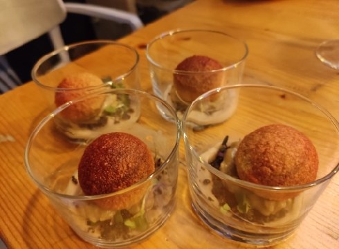 Baratze tabernaren "Gorringoa eta onddoa" pintxoak irabazi du Eibarko XIX. Pintxo Lehiaketa