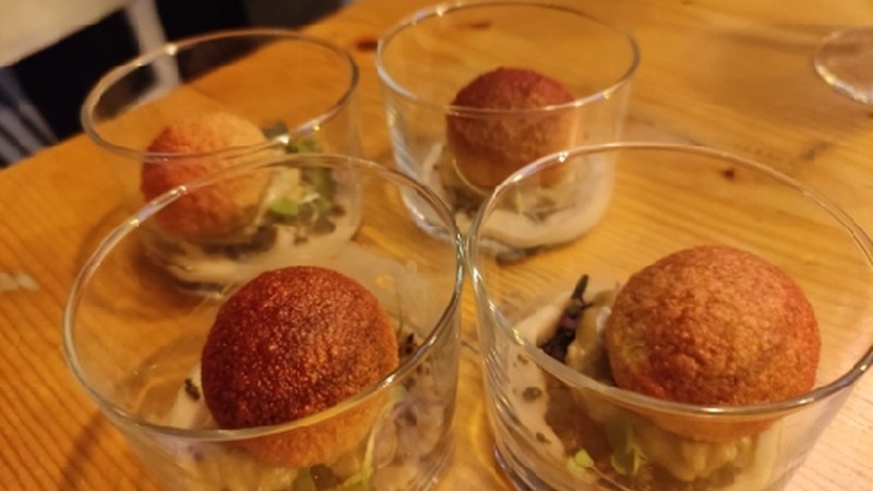 Baratze tabernaren "Gorringoa eta onddoa" pintxoak irabazi du Eibarko XIX. Pintxo Lehiaketa