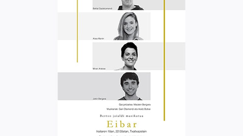 Barixakuan egingo den bertso saio musikaturako sarrerak eskuragarri daude