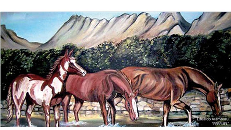 Ostiralean zabaldu zuten Eibarko Artisten Elkartearen erakusketa Portalean eta apirilaren 29ra arte egongo da zabalik