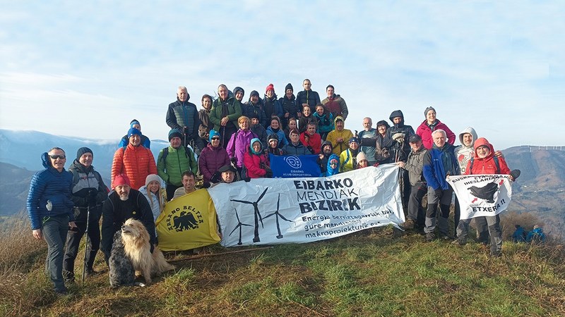 Basalgo zentral eolikoaren aurkako mendi martxa egingo dute martxoaren 7an