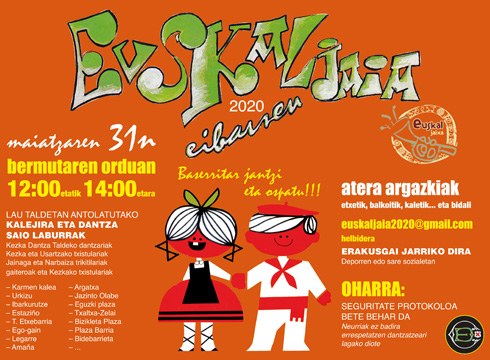 Baserritar jantzi eta ospatu Euskal Jaia domekan