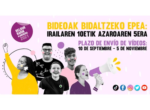 Beldur Barik lehiaketan parte hartzeko epea zabaldu dute