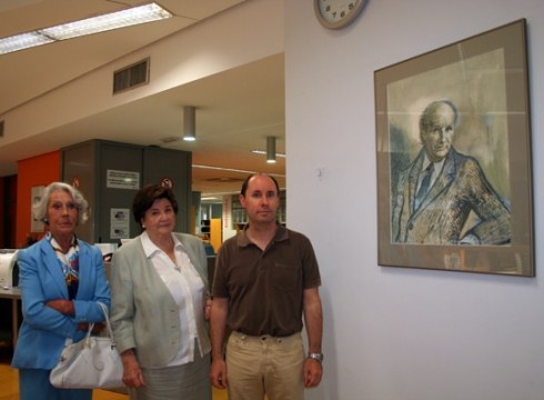 Beorlegiren koadro bat dohaintzan jaso du liburutegiak