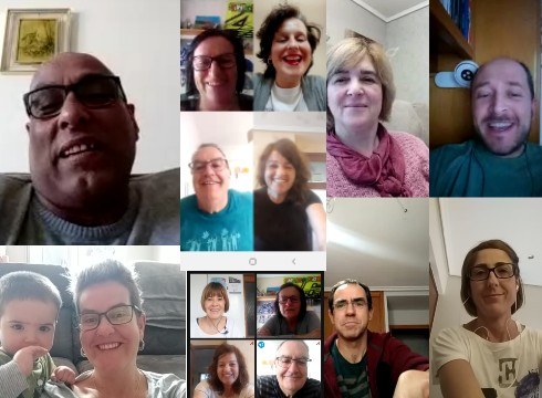 Berbalagunek online elkartzen jarraitzen dute, euskera praktikatzeari uko egin gabe