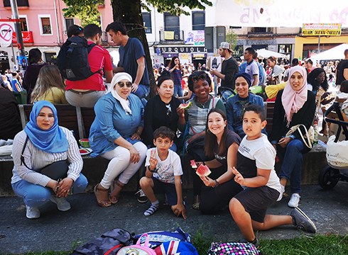 Berbalagunek primerako eguna pasatu zuten Bilbon, Munduko Arrozak jaialdian