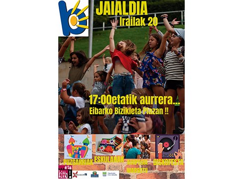 Berbetan jaialdia egingo da gaur Eibarko Bizikleta plazan