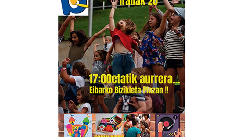 Berbetan jaialdia egingo da gaur Eibarko Bizikleta plazan