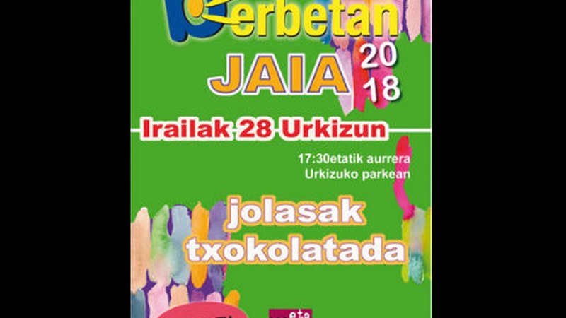 Gaur arratsaldean Berbetan Urkizuko parkean